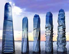 Вращающиеся башни в Дубаи